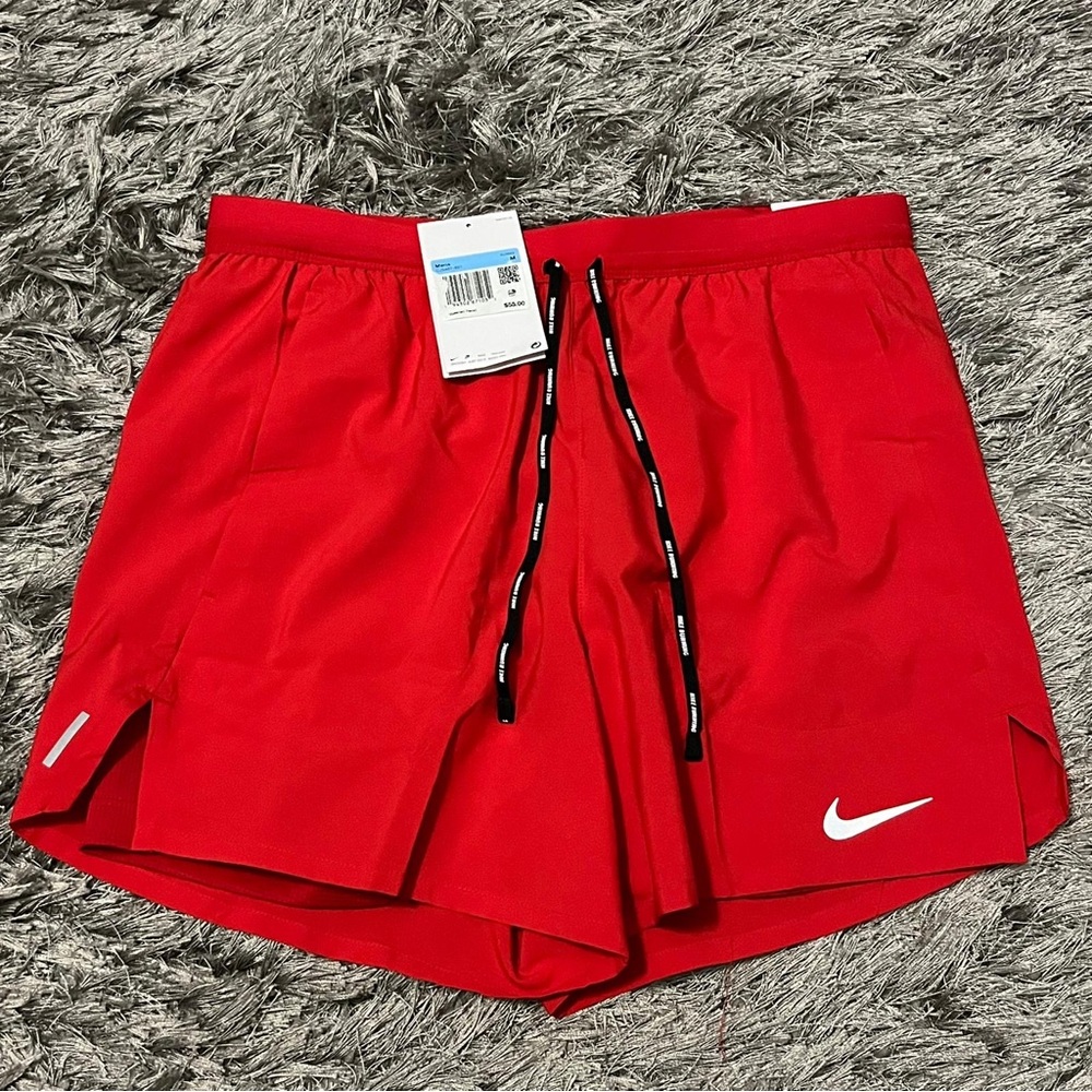 NIKE Flex Stride 2-in-1 Red Men’s Running Shorts CJ5467-657 Size Medium 5” NWT
